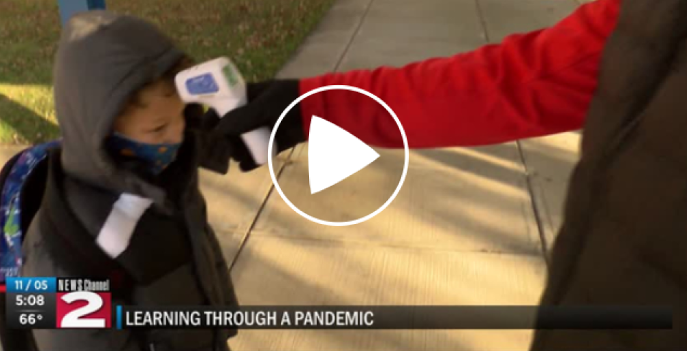 Utica Academy of Science was featured on WKTV, an NBC affiliate station, on its impressive morning health and safety routine.