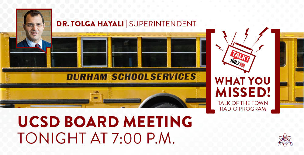 SANY Superintendent Dr. Tolga Hayali shared the ongoing concerns and transportation issues with Durham School Services in an interview with Talk of the Town morning show.