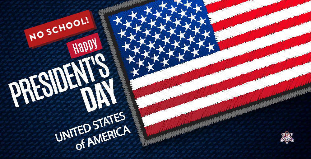 In observance of President's Day, there will be no school on Monday, February 21st. Mid-Winter Break will begin on Tuesday, February 22nd. 