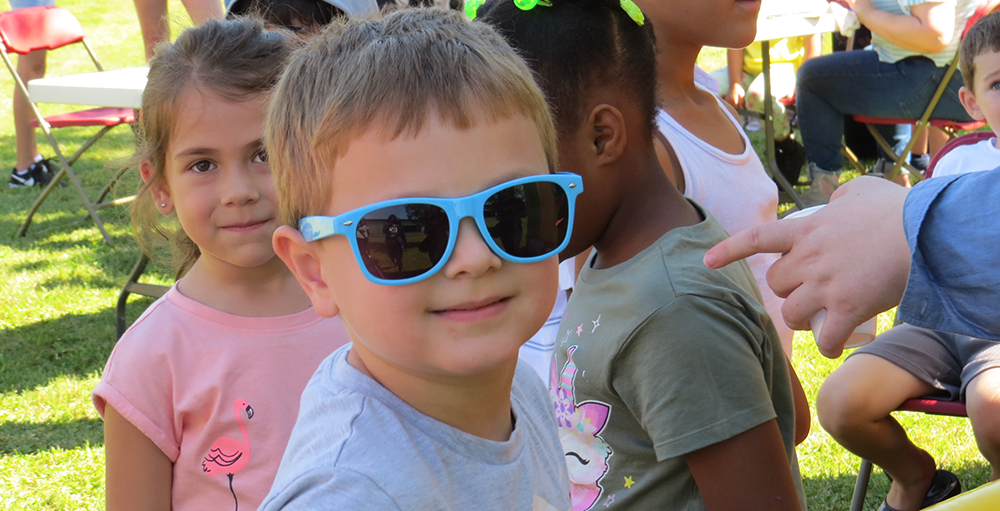 Elementary and high school families enjoy a day of games, activities, and prizes at the Welcome Back BBQ