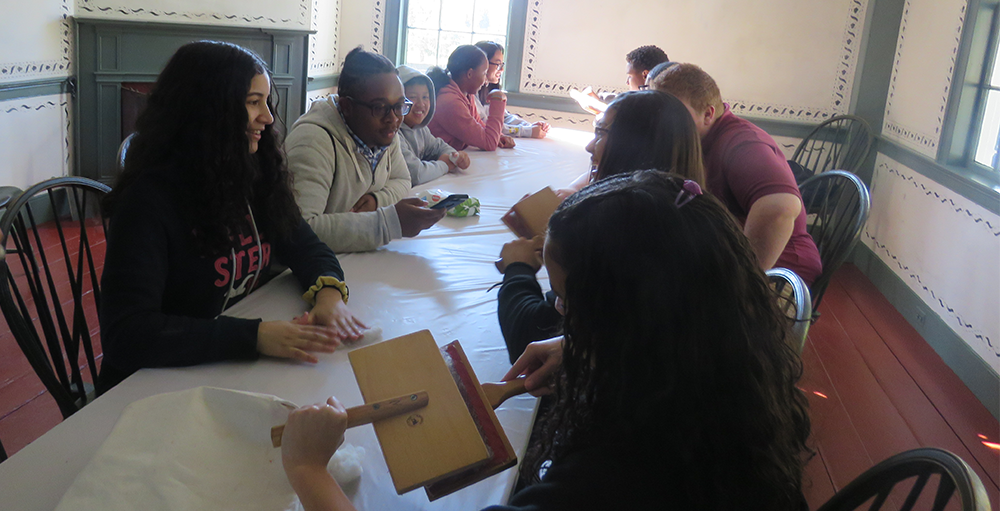 Middle school Atoms visit The Farmers' Museum on a class field trip