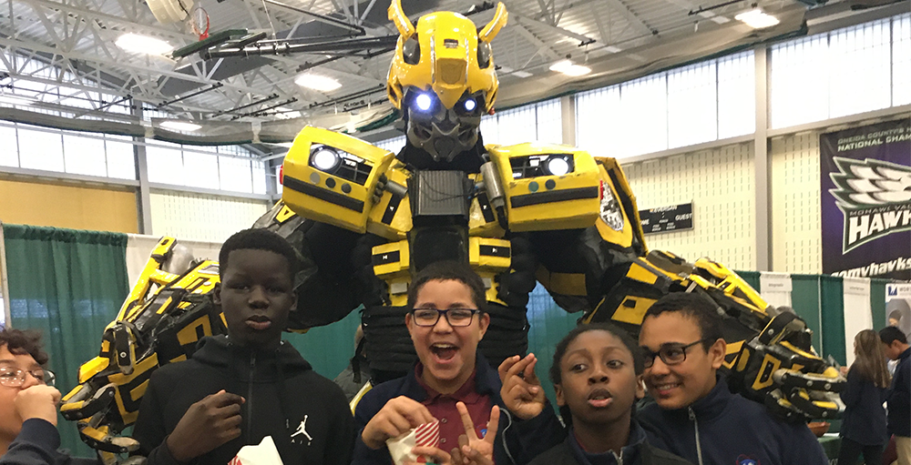 Middle School Atoms attend MVCC’s Manufacturing Day