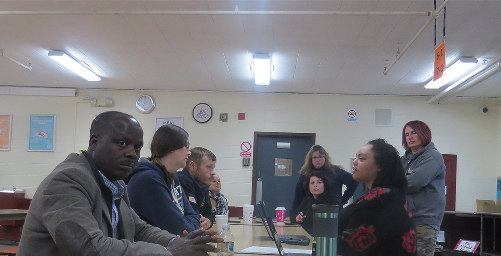 Middle School hosted its November Coffee & Conversation event