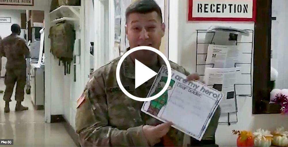 Atoms learned why we commemorate Veterans on Veteran’s Day and wrote letters to U.S. Soldiers stationed overseas