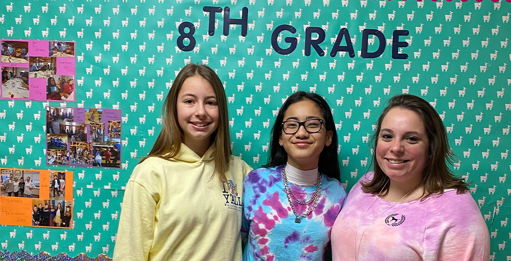 Students show their ‘spirit’ during Spirit Week by wearing tie-dye on Tuesday