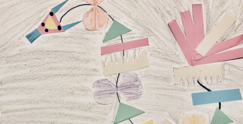 Utica Academy of Science elementary Atoms create dragon artwork using a variety of materials in honor of the Chinese culture.