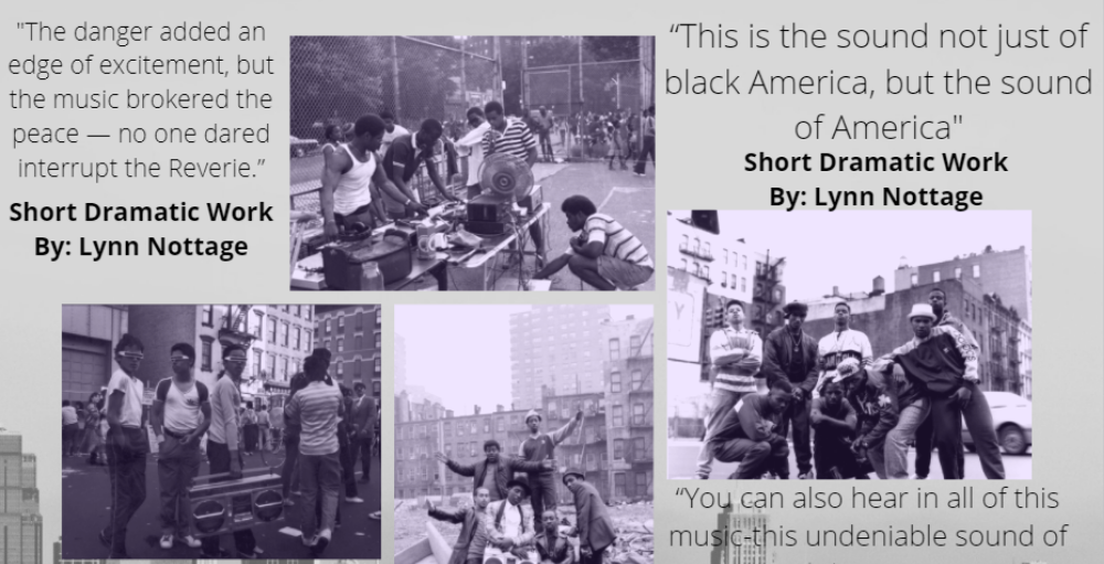 Utica Academy of Science high school students participate in the New York Time’s 1619 Project for their history class. Students were tasked with creating quote galleries of their chosen article.