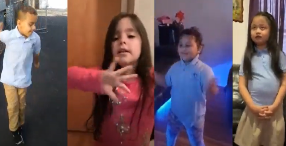 Utica Academy of Science Elementary Atoms sing and dance to the song Get on Your Feet by Gloria Estefan.