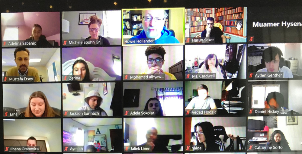 Retired engineer and board member of the MOST, virtual spoke about his engineering career to the high school students at Utica Academy of Science Charter School.