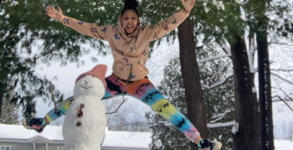 An entry in Utica Academy of Science Honors Society’s Snowman Building Contest. The contest runs throughout the month of December. Winners will be selected on Tuesday, January 5th.