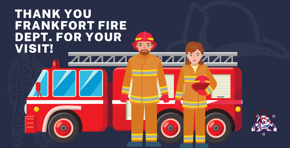 Utica Academy of Science Charter School welcomed the Frankfort Fire Department to tour the campus and become familiar with its new layout and additions.