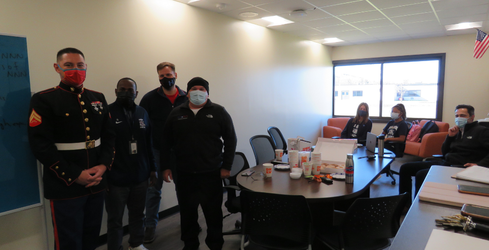 In honor of Veterans Day, Utica Academy of Science Junior Senior High School hosted a Coffee with Veterans event for students, families and staff to enjoy.