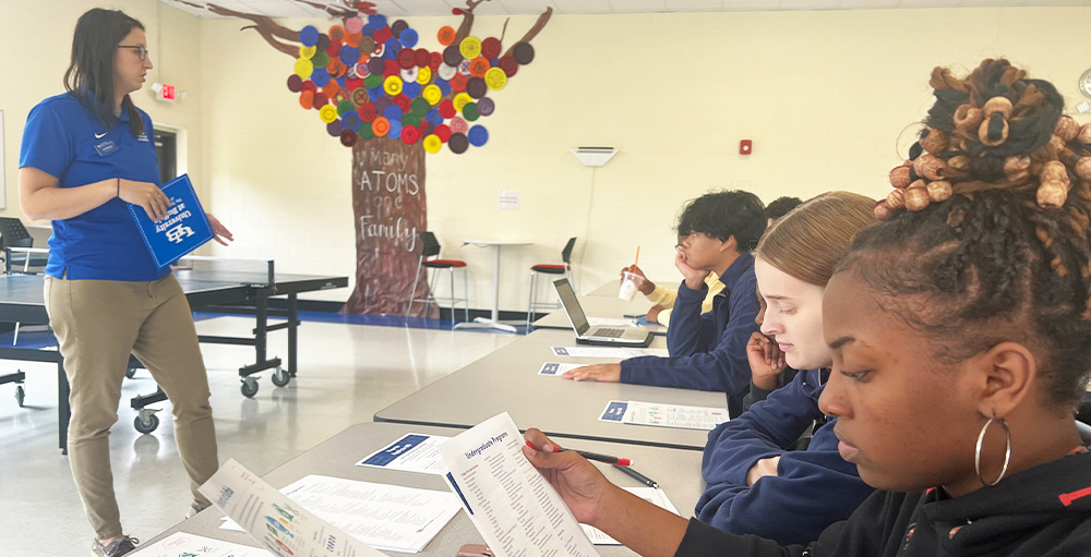 University at Buffalo Visits UAS HS 