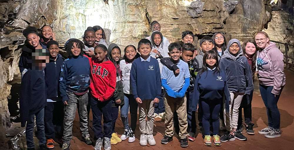 Utica Academy of Science Study Earth's Natural Features on Field Trip 