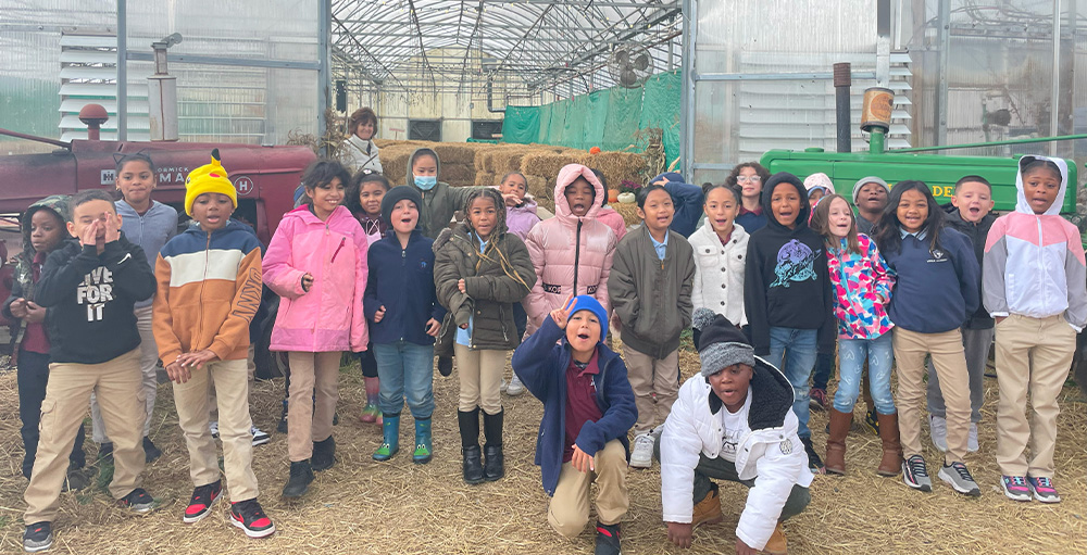 Utica Academy of Science Second Grade Atoms take a Fall-Themed Field Trip