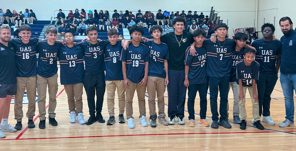 Fall Athletes are Celebrated at Utica Academy of Science's Pep Rally