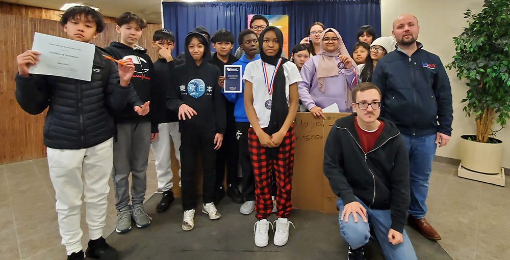 Utica Academy of Science Junior-Senior High School Atoms Take Home Awards from the Utica University Regional Science Fair