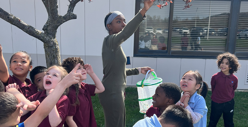 Utica Academy of Science Raise Butterflies in their Natural Habitat