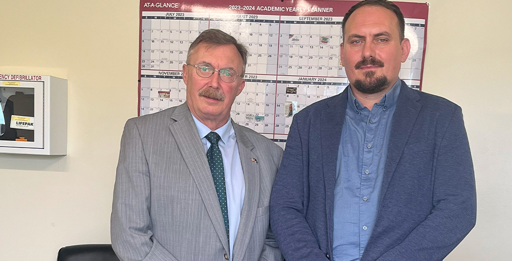 Assemblyman Brian D. Miller Encourages UAS JSHS Atoms to Pursue STEAM Education