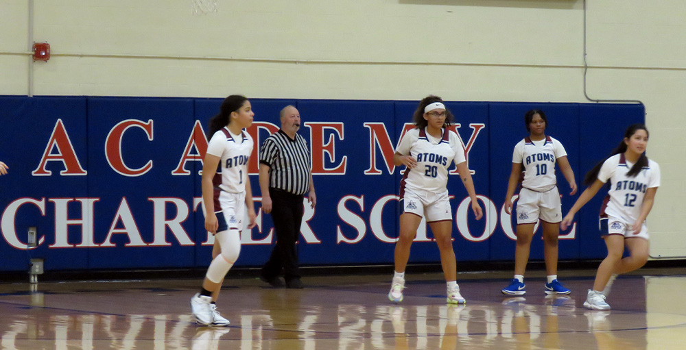 Utica Academy of Science Atoms Take the Court Against Little Falls