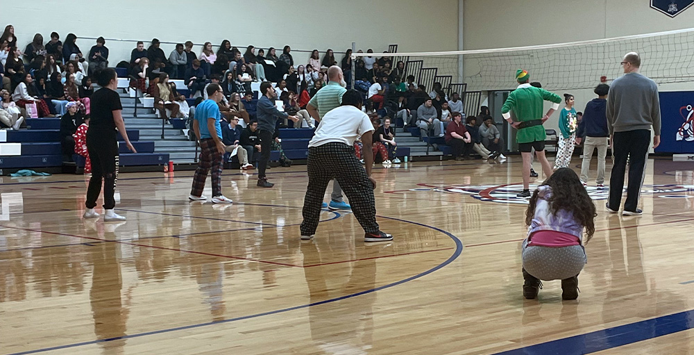 Pep Rally at Utica Academy of Science High School Displays Strong School Spirit