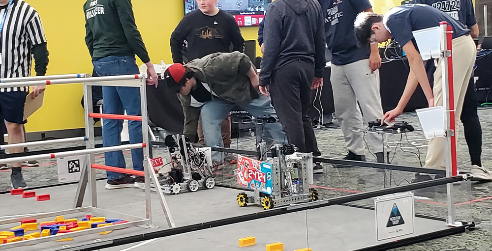 Utica Academy of Science Robotics Team Participates in Clarkson FTC Qualifier