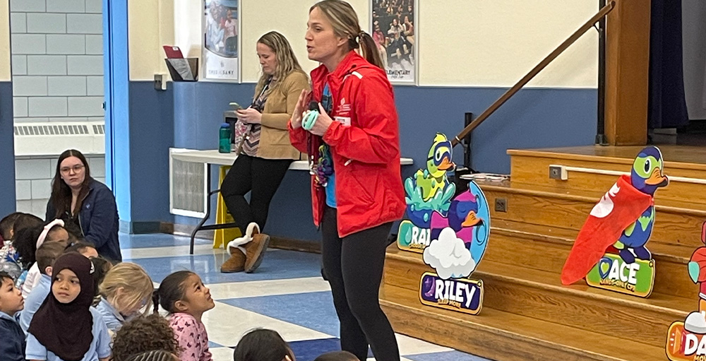American Heart Association Holds Heart Health Assembly at Utica Academy of Science Elementary School