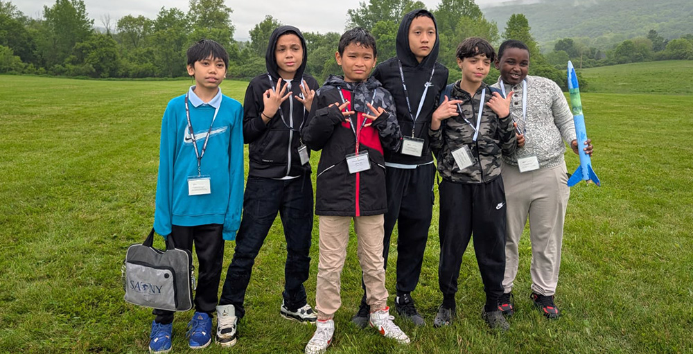 Utica Academy of Science High School Scholars Participate in Rocket Team Challenge